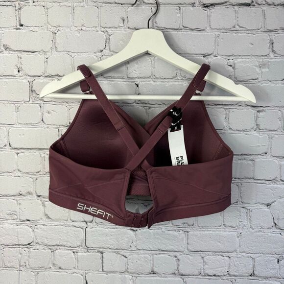 SHE FIT Plunge Sports Bra Size Luxe NWT - Picture 7 of 8